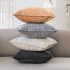 Light Luxury Chenille Living Room Sofa Pillow Bedside Cushion Waist Pillow Pillowcase Without Core Large Back Cushion