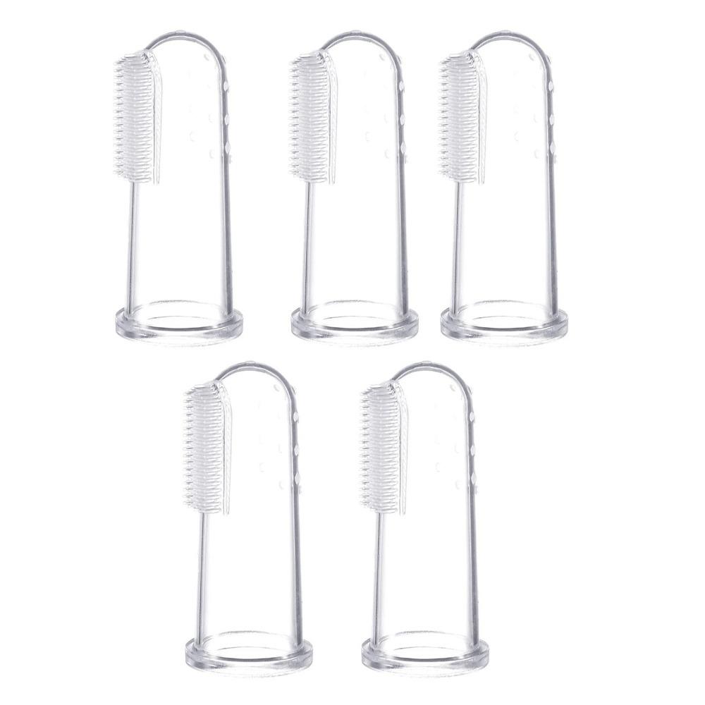 

5/10pcs Remove Bad Breath Cat Silicone Toothbrush Fingertip Toothbrush Oral Cavity Cleaning 5 PCS