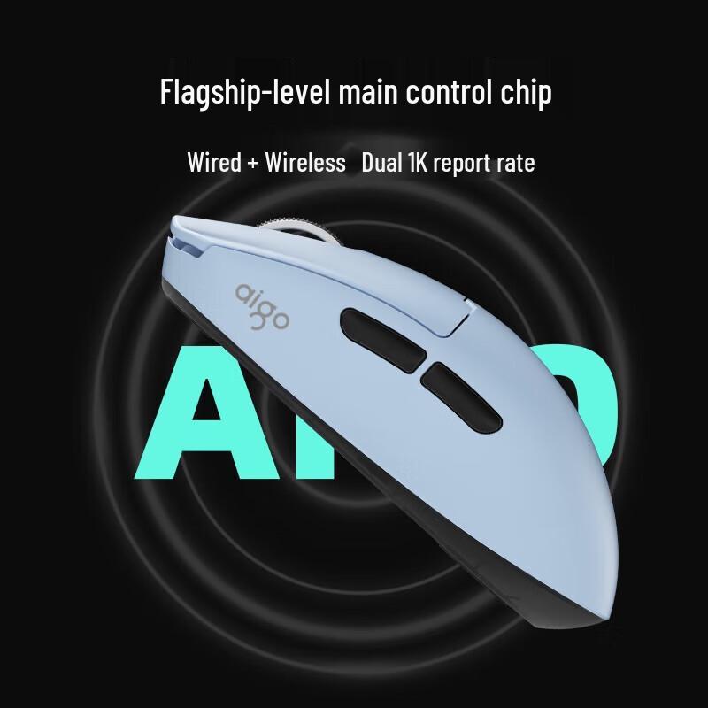 Aigo GM80 PLUS Tri-Mode Lightweight Gaming Mouse