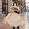 Fall Winter Women's Mid-length Thickened Parka, Loose Warm Plus Size Cold-proof Cotton Coat, Korean Fashion Outerwear