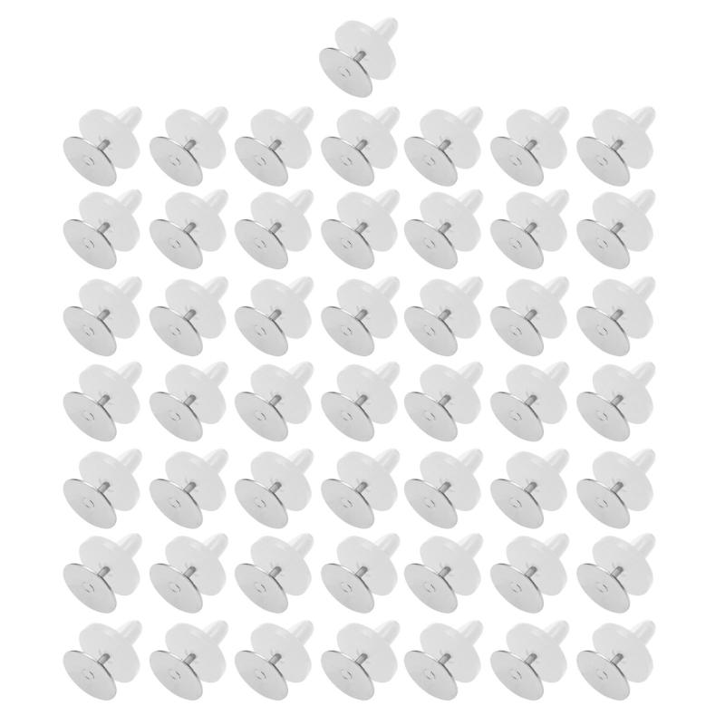 50 Stück robuste Gummikappenverschlüsse mit Schmetterlingsmotiven für Bekleidungsaccessoires und Bastelprojekte