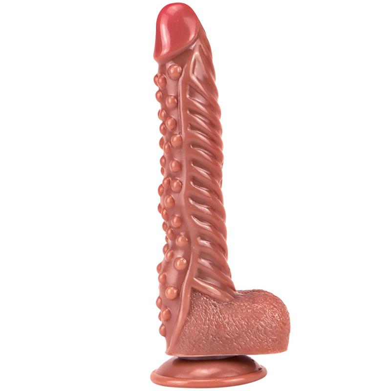 Front Female Thread Granular Massage Female Simulation Dildo Adult Sex Toys