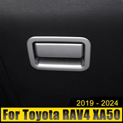 Voor Toyota RAV4 XA50 2019 2020 2021 2022 2023 2024 RAV 4 ABS Auto Handschoenenkastje Co-piloot Handvat Frame Sierlijst Cover Sticker Accessoires