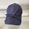 Summer Thin Quickdry Baseball Cap With Bowknot For Women Sun Protection And Sunshade