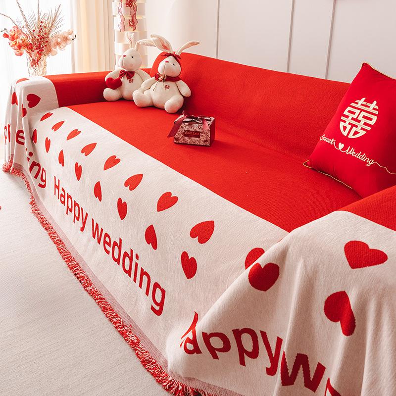 

Праздничное синельное полотенце для дивана, универсальное универсальное пылезащитное покрытие, чехол для дивана, ткань, не царапающееся одеяло, нескользящее 180*130cm