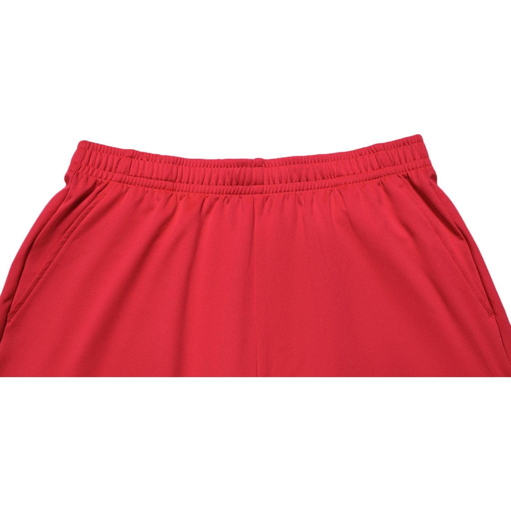 Li-Ning Ping Pong Rookie Series Solid Color Logo Knit Sports Shorts Unisex Bottoms Cherry-Red AKYT063-3