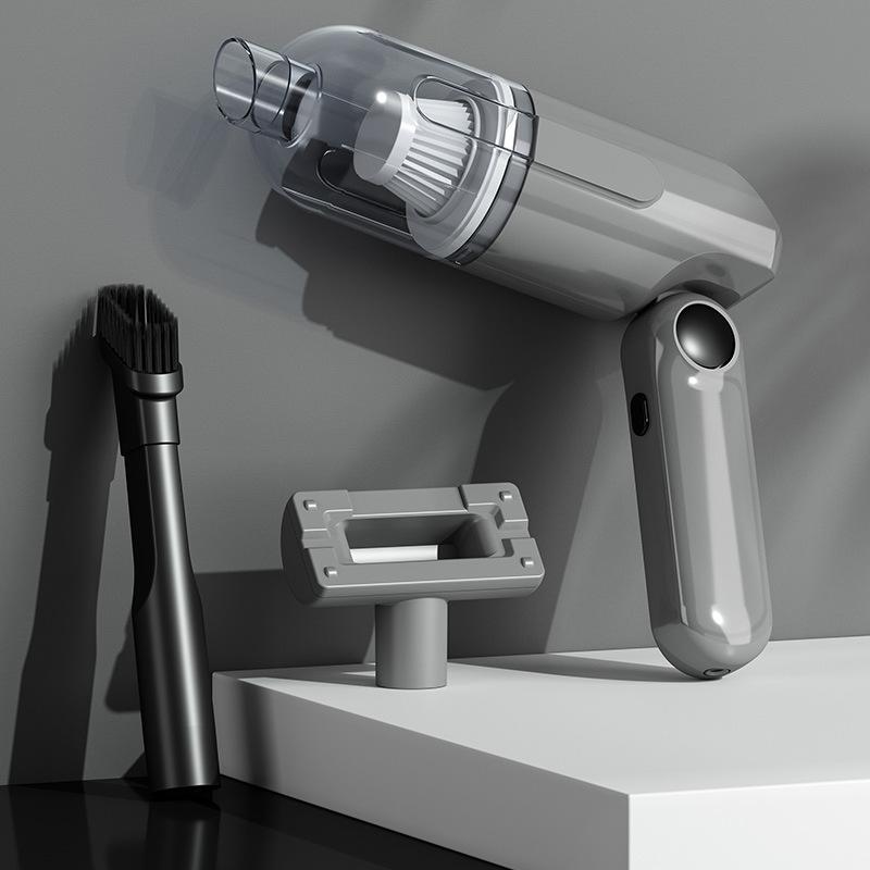 Bilstøvsuger høysug bil liten mini trådløs lading bil håndholdt bil for husdyr