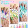 12Pcs Nail Art Pens Set 12 Colours 1MM/0.04inch Nail Art Markers Safe Manicure Markers for Graffiti Dotting Liner and Painting