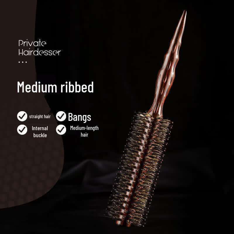 LIEI Boar Bristle Round Styling Hair Brush
