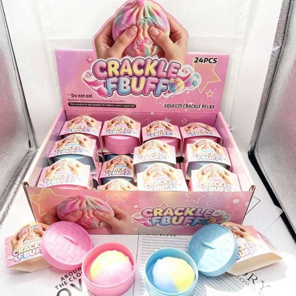 Ice Cream Wax Cracking Squeeze Dumpling Crispy Feel Squishy Crunch Squishy Toy Children Gifts