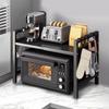 Microwave Shelf with Cutting Boards Stand Microwave Oven Rack Kitchen Microwave Stand for Kitchen Shelves Counter Top Organizer