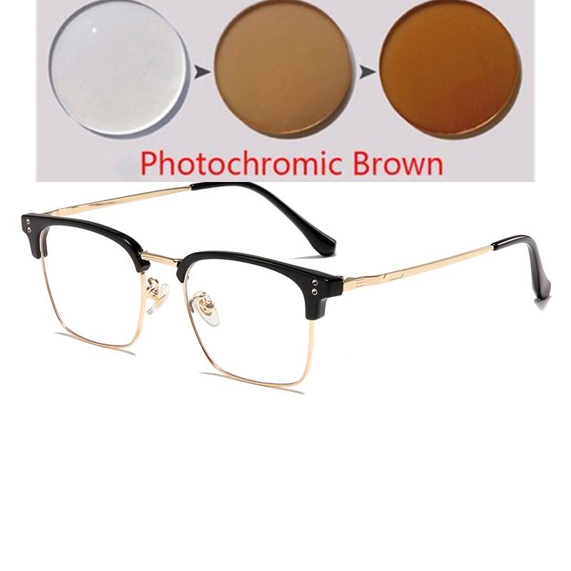 Vintage Literary Student Optical Glasses Women Men Blue Blocking Rays Square Shortsighted Prescription Eyeglasses 0 -0.5 -0.75 To -6