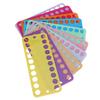 20Pcs Cross Stitch Threads Organizer 20 Holes Color Plastic Board Embroidery Accessories