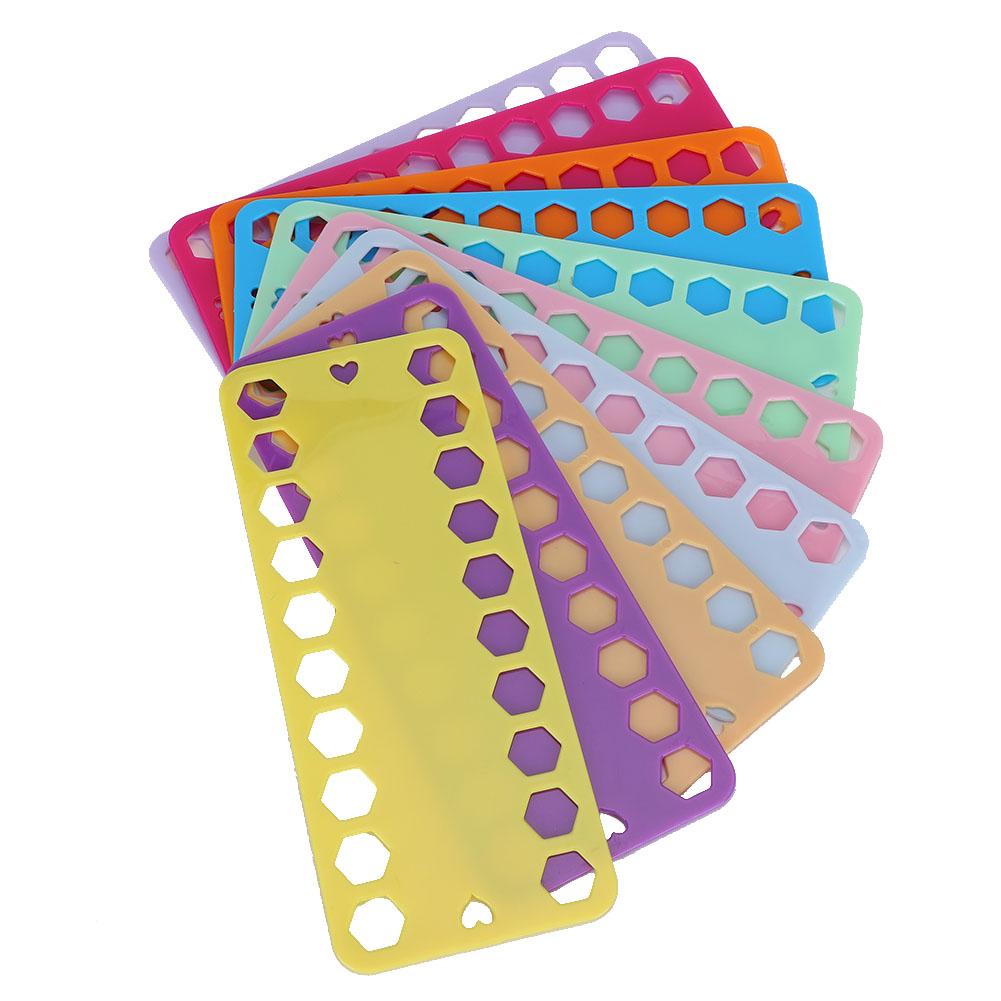 20Pcs Cross Stitch Threads Organizer 20 Holes Color Plastic Board Embroidery Accessories