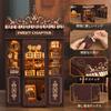 CRESYMME Miniature House Dollhouse Book Nook Kit, Wooden DIY 3D Hobby Handmade (Sweet Chapter)
