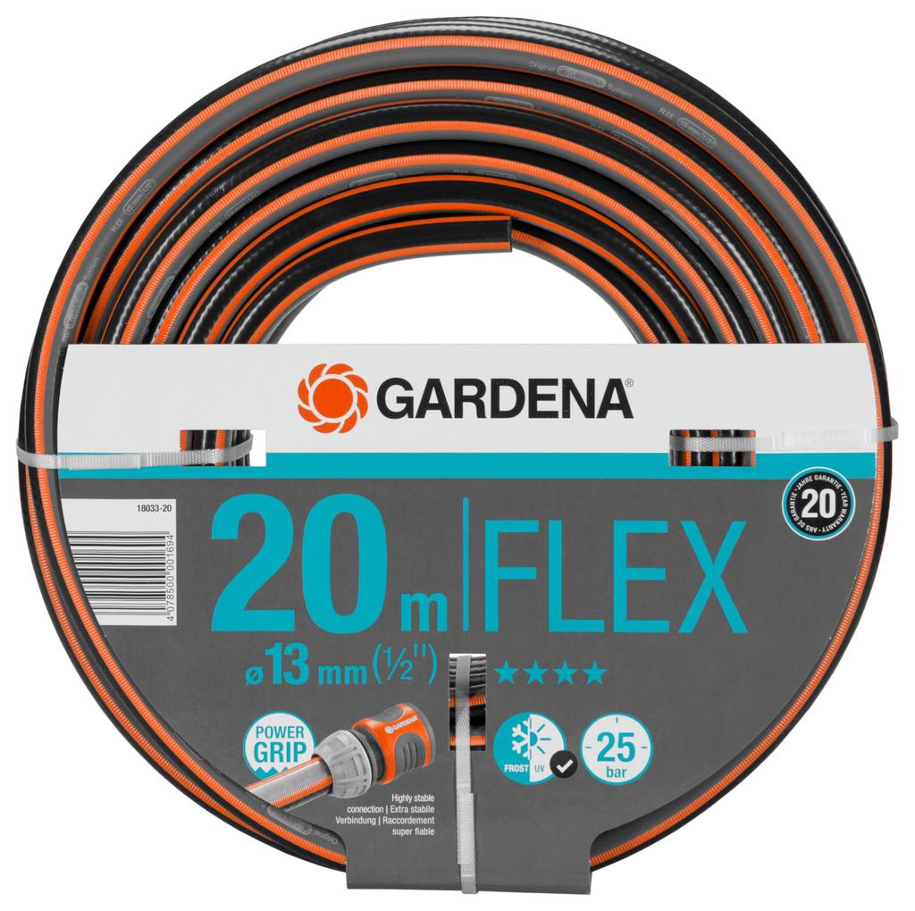 GARDENA Hose, 13mm (1/2"), 20m Length, 18033-20, Product Warranty: Up To 20 Years