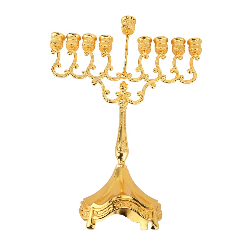Candle Holder 9 Branches Alloy Vintage Decorative Candlestick Holder for Weddings