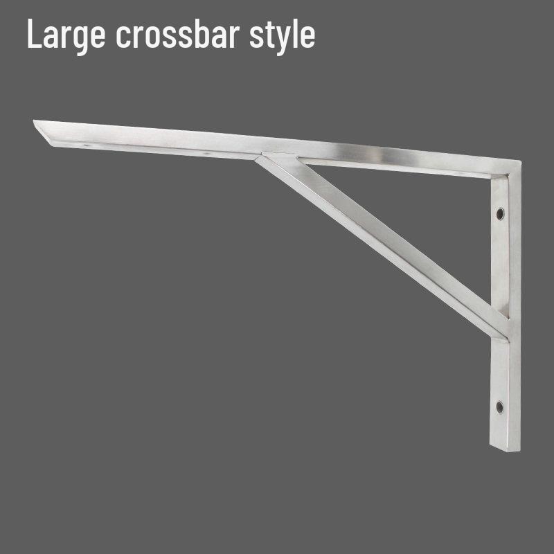 Wandmontierte Dreieck-Regalhalterung aus Edelstahl