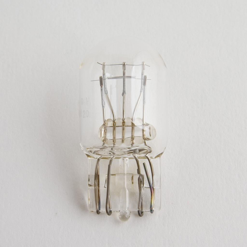 Stanley Electric Motorcycle Wedge Base Pack of Clear (STANLEY) Bulbs, T20, 12V, 18/5W, 10, W7874, Earthquake-Resistant, Stop/Tail Bulbs,