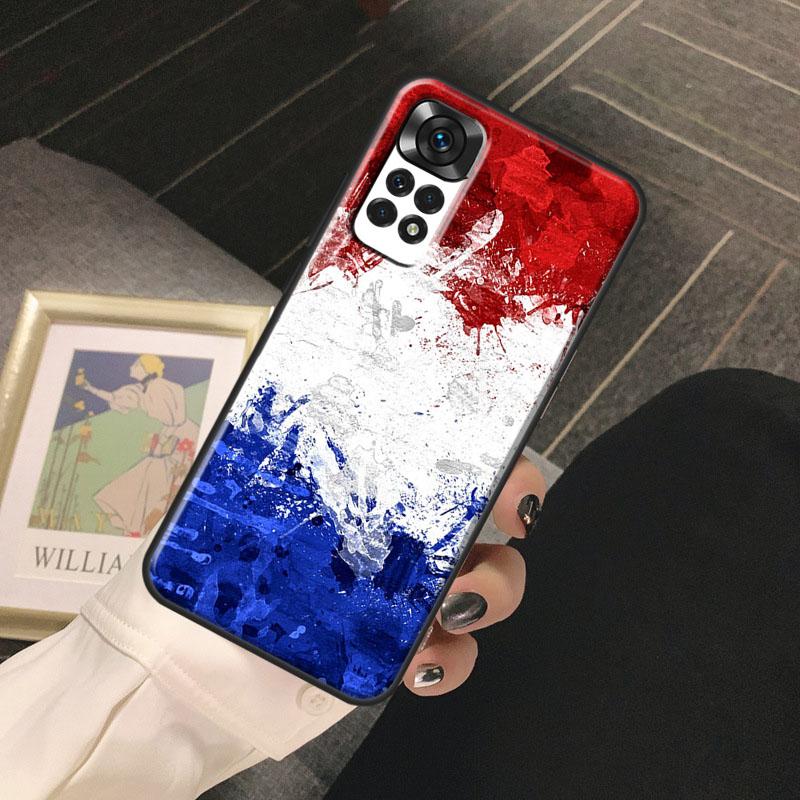 France national flag Funda For Xiaomi Redmi Note 13 14 Pro 9 10 11 12 Pro 10S 11S 12S Redmi 13C 10C 12C 14C Case