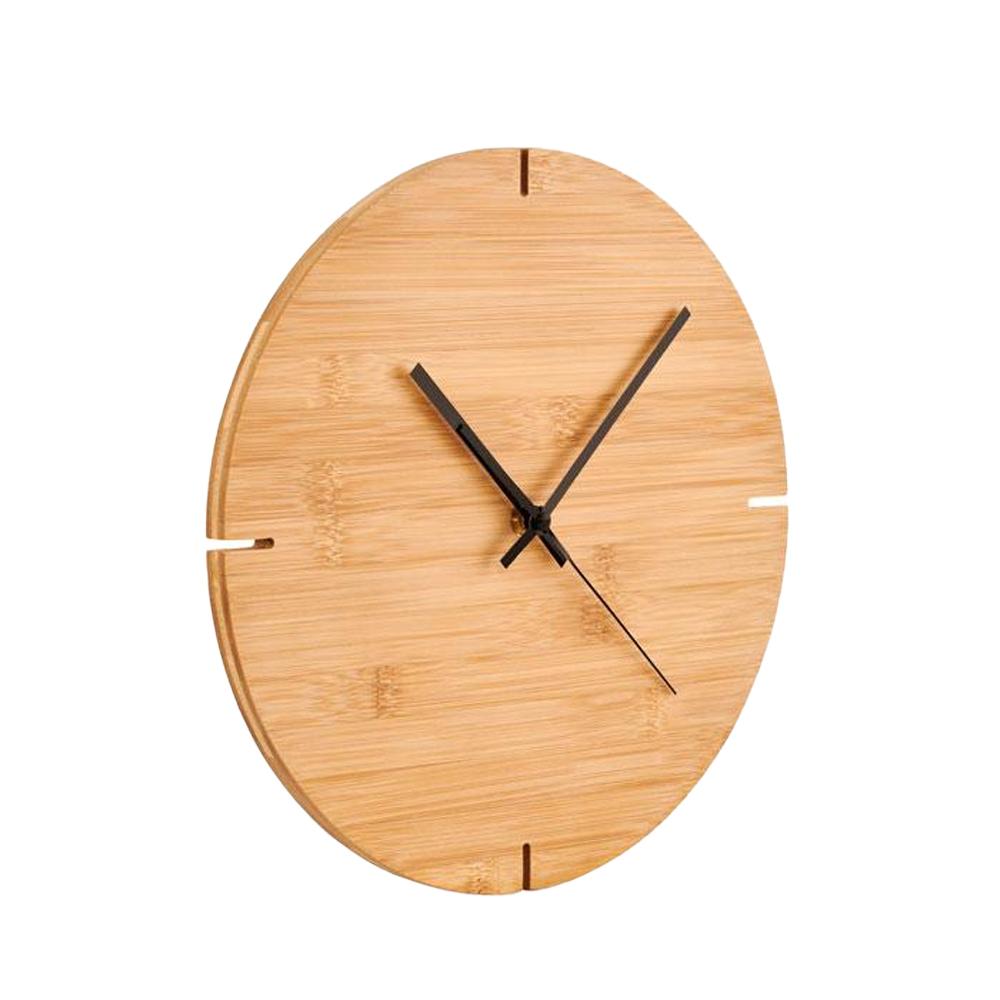 MidOcean Esfere Bamboo Round Wall Clock