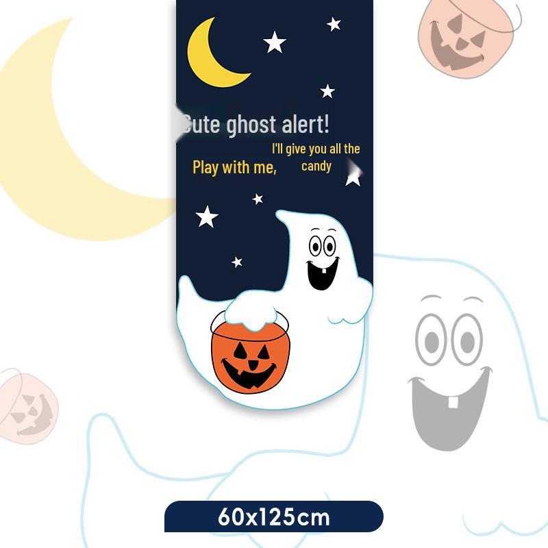 Halloween Pumpkin Theme Decorations for Shop and Bar Entrances - Background Photo Props