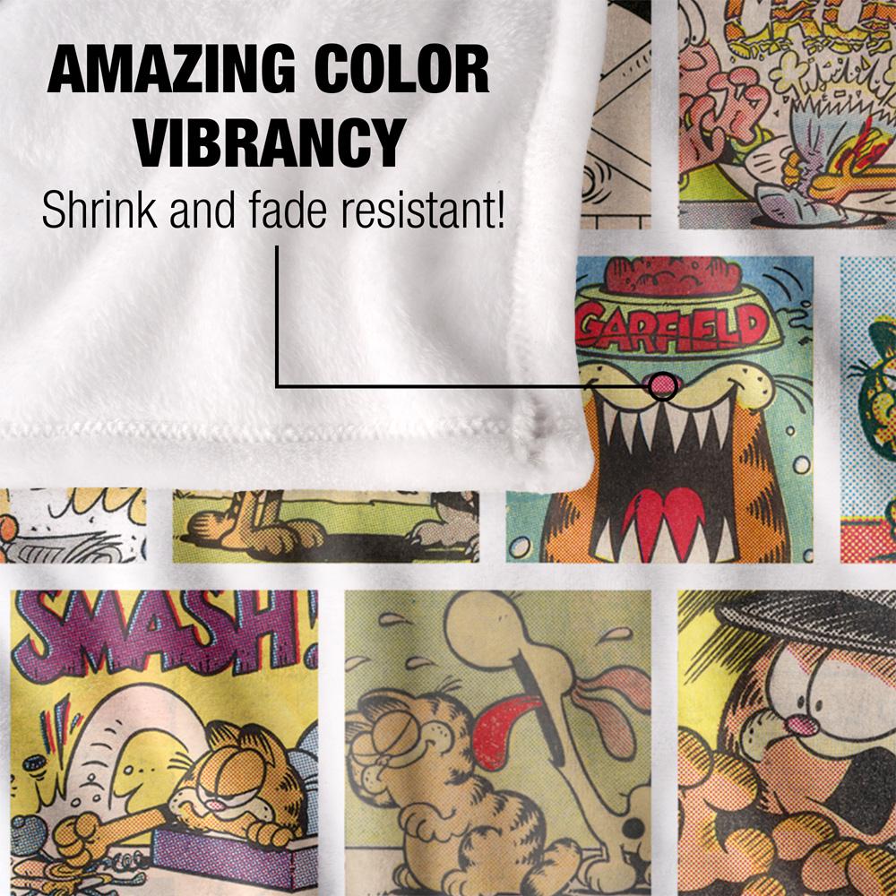 Garfield Silky Collage Supersoft Blanket