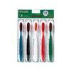 Brosse à dents à poils souples en charbon de bambou pour couples - Tête large pour un usage domestique