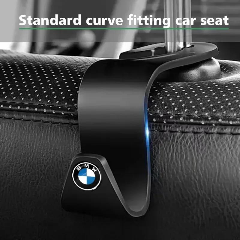 E90 For BMW Auto Seat Headrest Hook Storage Hanger Car Interior Accessories For BMW Performance M2 M3 M5 320 325 E28 E30 E34 E3