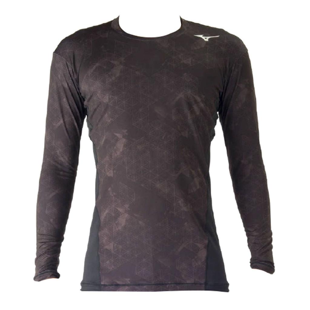 Mizuno Training Wear Long Sleeve Undershirt 32MA7150 09 Black XL [Unisex]