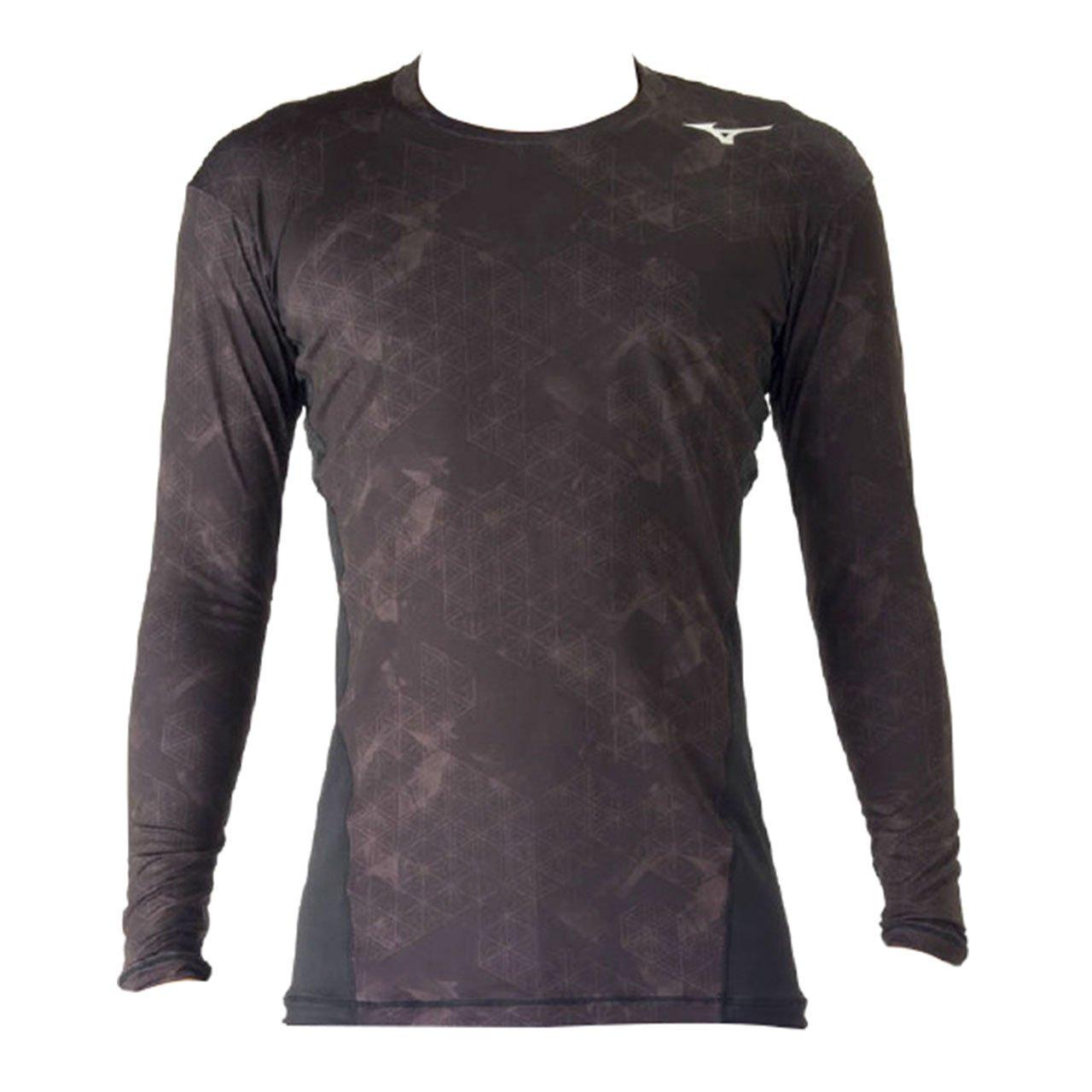 

Mizuno Training Wear Long Sleeve Undershirt 32MA7150 09 Black XL [Unisex] чёрный