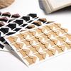 Korean Retro Kraft Paper Photo Corner Stickers, DIY Colorful Album Accessories for Baby Albums