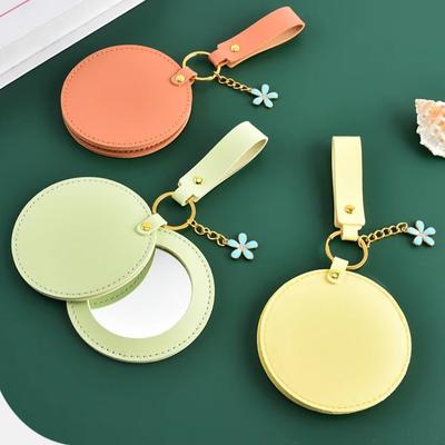 Round Makeup Mirror Mini Pocket Mirror Portable Travel Mirror  Gift