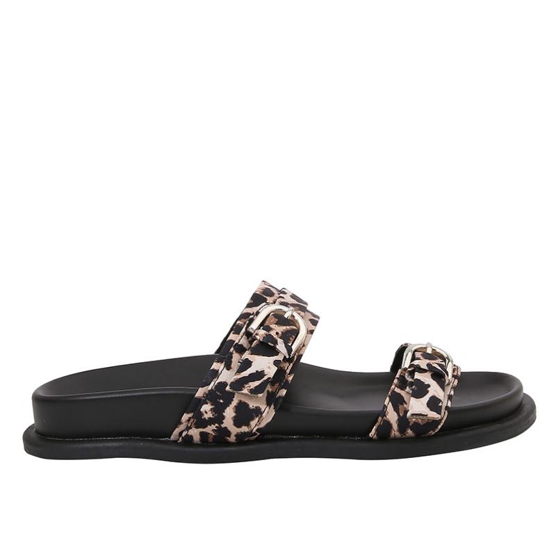 Fashion Retro Cross Band Women's Beach Shoes Thick Sole 2025 Summer Casual Outdoor Ladies Slippers Big Size Non Slip Female Slides