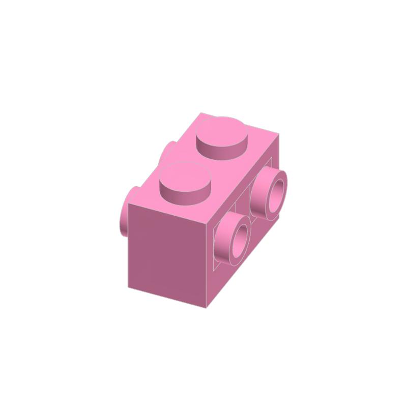 10pcs 52107 1 x 2 featuring Studs on 2 Sides Block Moc Works With featuring Brick DO IT YOURSELF Children's Toy Assembly Parts