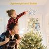 YAUNGEL Christmas Tree Topper, Star Tree Topper with 40 LED and Remote Control Battery Operated Warm Lights Treetop Christmas Decorations, Indoor