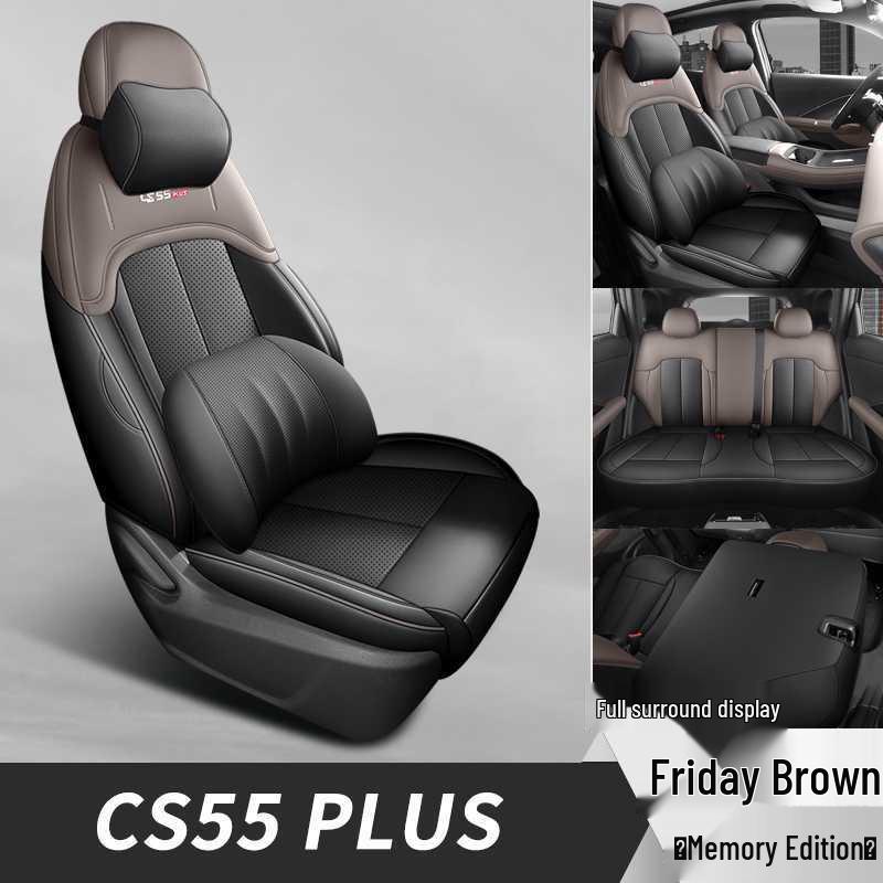 Fourth Gen Changan CS55 PLUS Seat Covers: 26 Model-Compatible, Fully Enclosed, Four-Season Car Seat Cushions.