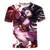 Ghost Slayer Battle Anime Quick Drying T-shirt COS 3D Printed Children's Sports T-shirt Parent Child Top
