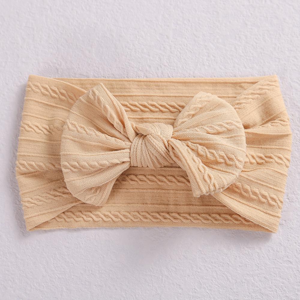 1 Pezzo Fascia per Testa Neonato per Bambine Lavorata a Maglia Elastica Turbante per Bambini Fiocchi per Bambini Morbido Nylon Cappelli per Bambini Accessori per Capelli 32 Colori