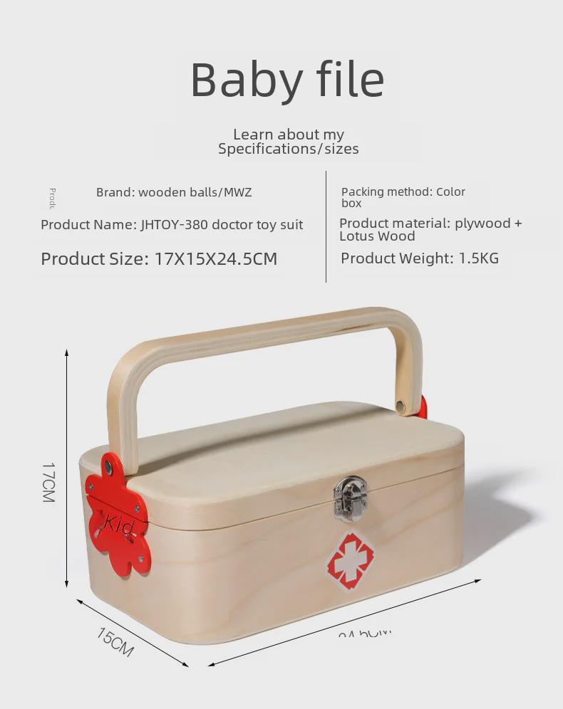 Kids' Doctor Playhouse Set: Medical Role Play Kit with Stethoscope, Injection, for Boys & Girls