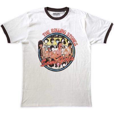 The Rolling Stones Unisex Adult Some Girls Circle T-Shirt