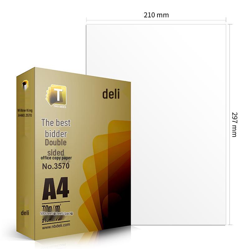 Deli Rhine 7419 Double-Sided 80G Printing Paper - Student & Office Use