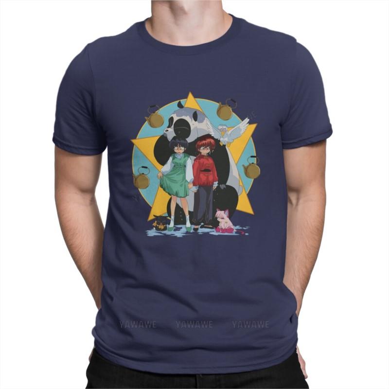 Transformation Classic T Shirts Unisexs  Pure Cotton Vintage TShirts O Neck Ranma Unisexga Tee Shirt Short Sleeve Tops Unique