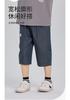 David Bella Boys' Curved Knife Pants Summer Outfit New Mid Size Children's Pure Cotton Imitation Jeans Children's Cropped Pants