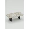 Side Table Adjustable Tray Rectangular Decorative Modern Horizontal Vertical Sofa Table Walnut