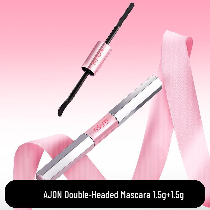 

AOJN Двусторонняя водостойкая тушь: Удлиняет, Подкручивает, Придает объем, Не размазывается и Естественное разделение от корней до кончиков