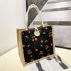 Canvas Tasche Damen Große Kapazität Mode Schultertasche Südkorea Persönlichkeit Textur Einkaufstasche