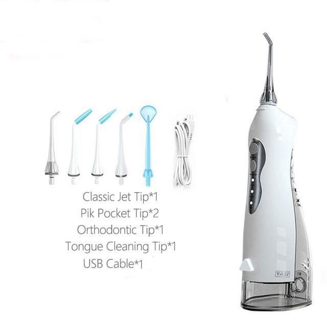 MOONN Oral Irrigator Water Flosser Portable Dental Water Jet 300ML Water Tank Teeth Cleaner USB Rechargeable Waterproof