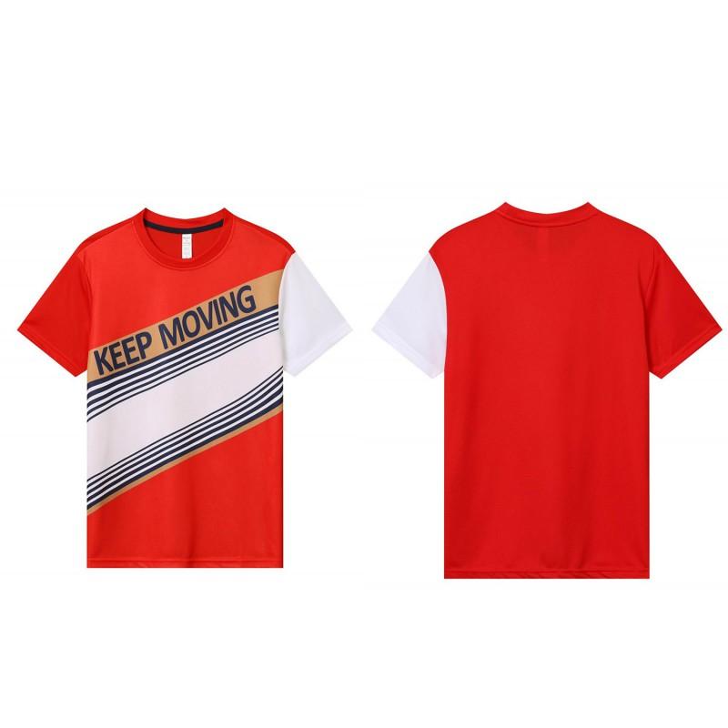 Quick Dry Unisex Badminton T-Shirt Breathable Sportswear Men Women Training Gym Team Sports