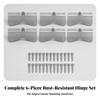 6 Pieces Downspout Extension Hinge Bracket Long-Lasting for Lawn Care, Gardening